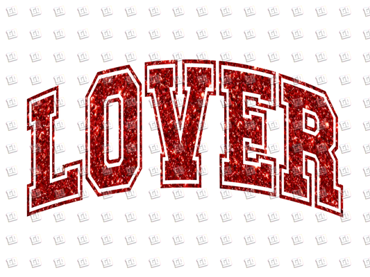 Lover Sequins - Valentines - DTF Transfer