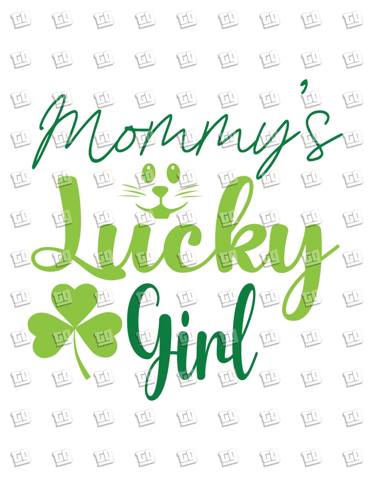 Mommy's Lucky Girl - St. Patrick's Day - DTF Transfer