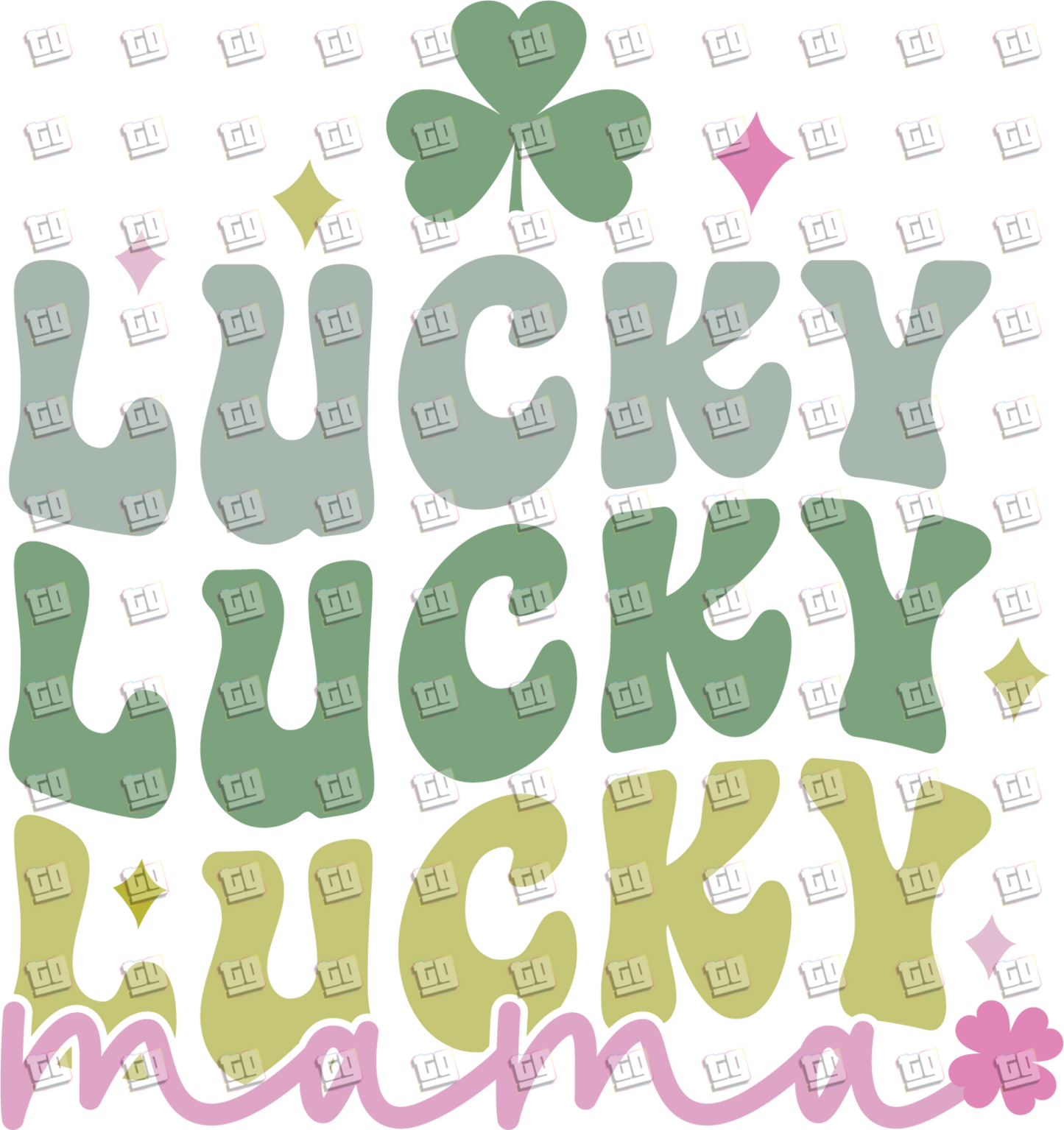 Lucky Mama  - St. Patrick's Day - DTF Transfer